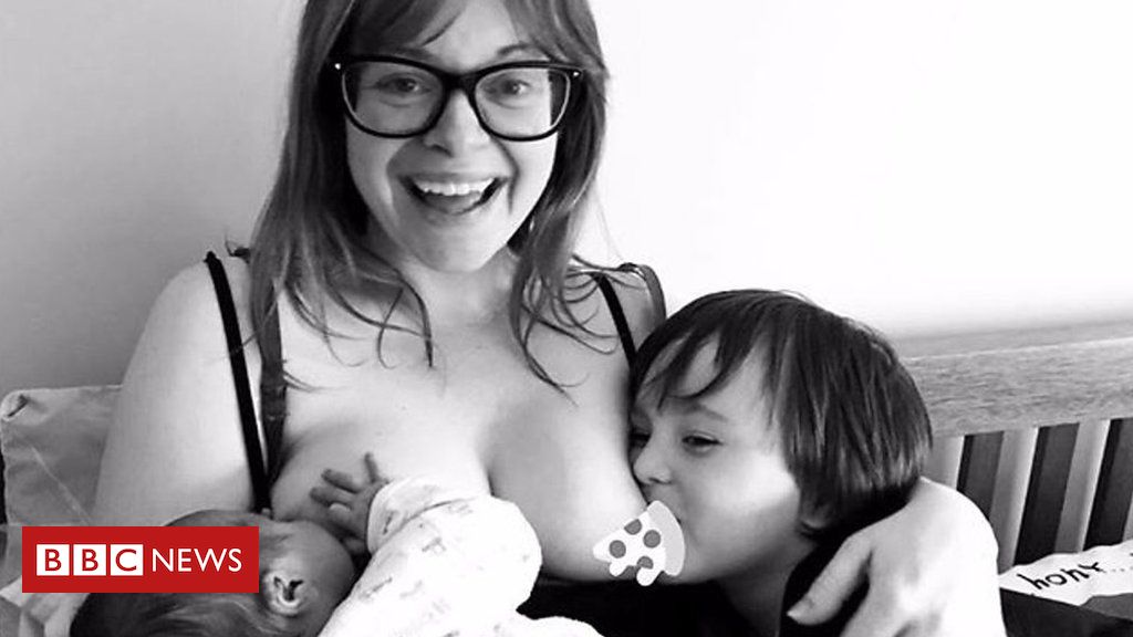 Breastfeeding mum of four-year-old dismisses online critics