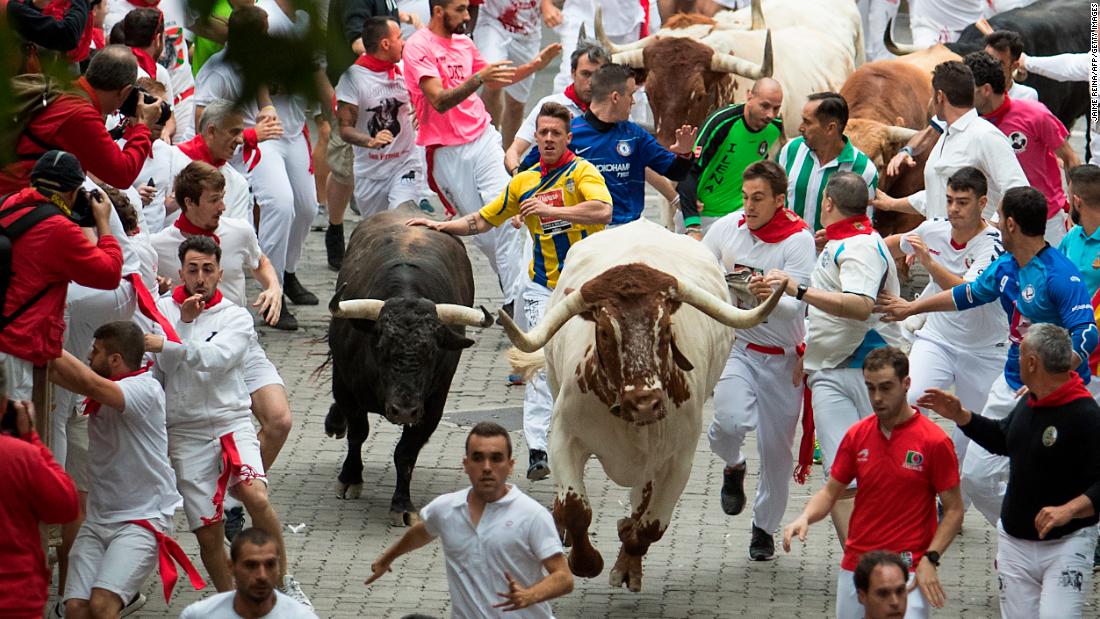Pamplona running of the bulls leaves 3 gored on first day in 2019